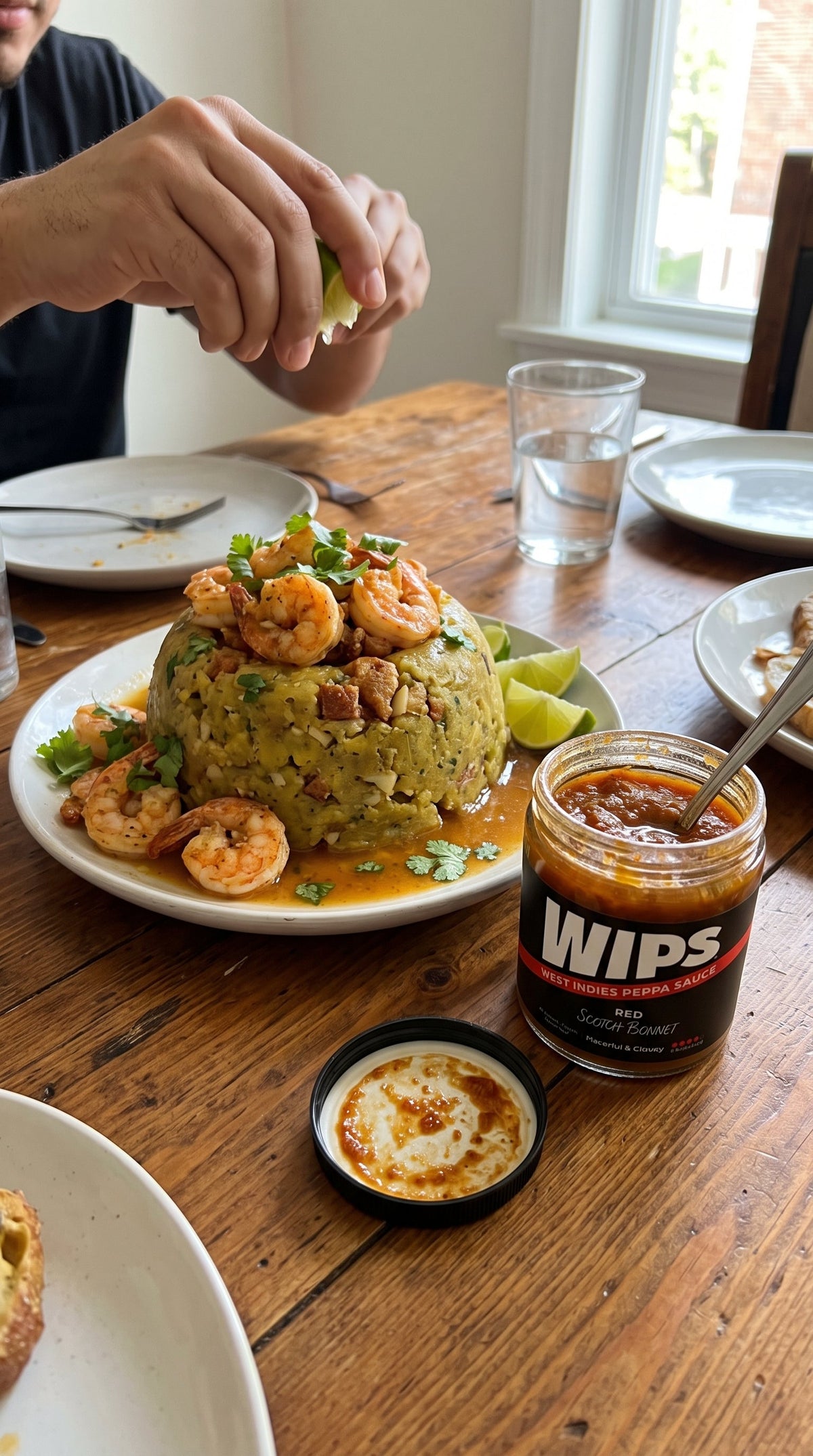 Fire Up Hispanic Heritage Month: Spicy Garlic Shrimp Mofongo
