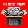 WIPS Red Scotch Bonnet Travel Hot Sauce Packets (0.25 oz)
